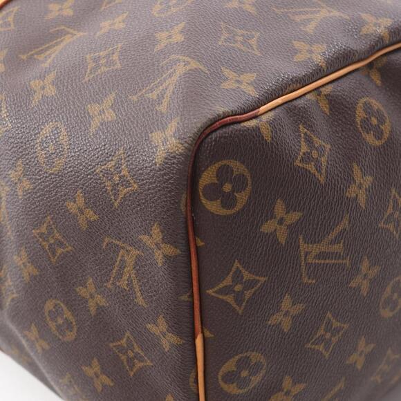 LOUIS VUITTON Brown Monogram Leather Boston Bag - Picture 7 of 11